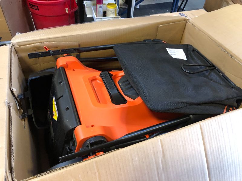 Photo 1 of Black & Decker - 13 Amp 20 in. Corded Electric Lawn Mower BEMW213