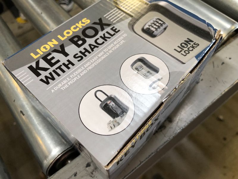 Photo 1 of Key Lock Box, Lock Box for Keys, Key Lock Box with Code, 4 Digit Combination Lockbox for Keys Outdoor, Wall Mount Key Lockbox for Outside Portable Waterproof, Realtor Lock Box (Gray, 1 Pack) 1 Pack Gray - 1 Pack