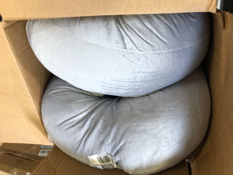 Photo 1 of Pharmedoc Pregnancy Pillows, U-Shape Full Body Pillow -Removable Cover Jumbo Size - Grey - Pregnancy Pillows for Sleeping - Body Pillows for Adults, Maternity Pillow and Pregnancy Must Haves Jumbo Grey