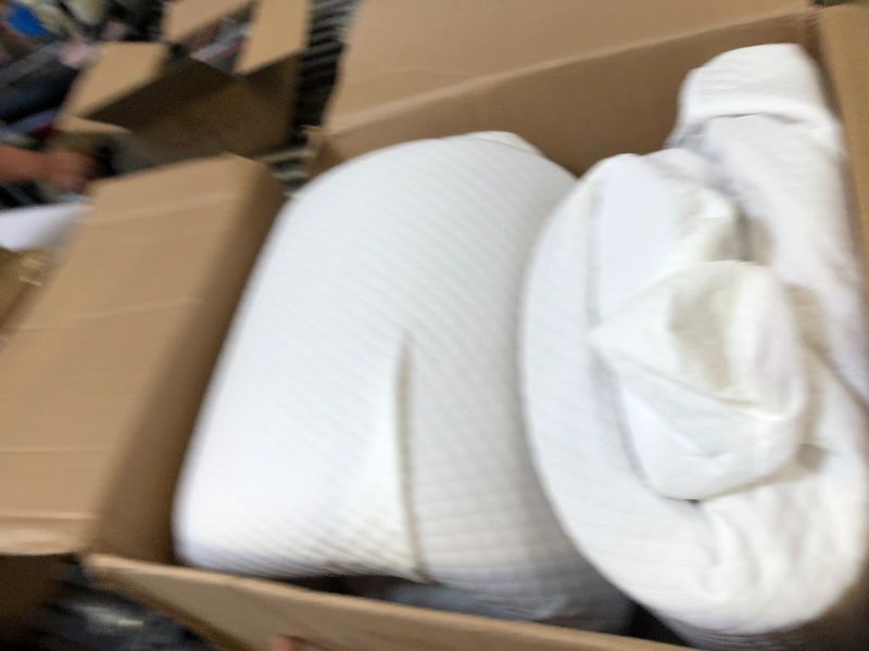 Photo 2 of SINWEEK 2 Inch Gel Memory Foam Mattress Topper Twin Size, Ventilated High Density Pad for Back Pain, Bed Topper with Removable Soft Cover, CertiPUR-US Certified