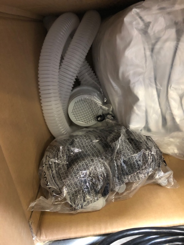 Photo 4 of INTEX 28121EH Easy Set Inflatable Swimming Pool Set: 10ft x 30in – includes 530 GPH Cartridge Filter Pump – Puncture-Resistant Material – 1018 Gallon Capacity – 23in Water Depth 10FT x 30IN Pool Set