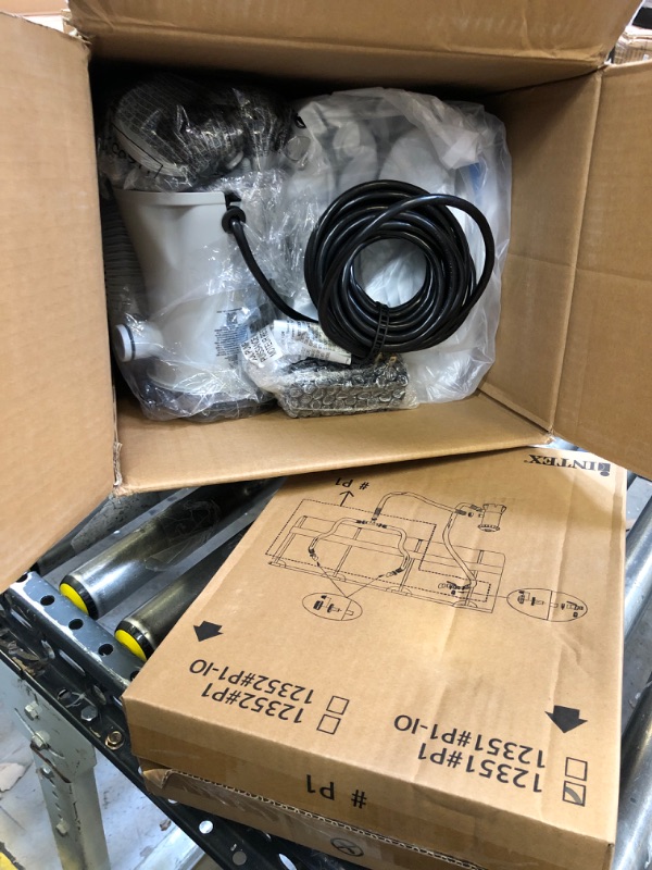 Photo 2 of INTEX 28121EH Easy Set Inflatable Swimming Pool Set: 10ft x 30in – includes 530 GPH Cartridge Filter Pump – Puncture-Resistant Material – 1018 Gallon Capacity – 23in Water Depth 10FT x 30IN Pool Set