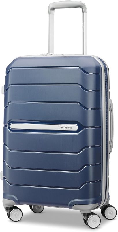 Photo 1 of Samsonite Freeform Hardside Expandable with Double Spinner Wheels, Carry-On 21-Inch, White Carry-On 21-Inch Blue 