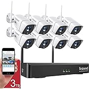 Photo 1 of 1080P Wireless Security Camera System, Firstrend 8CH Wireless NVR System with 8pcs 1080P HD Security Camera and 3TB Hard Drive Pre-installed
