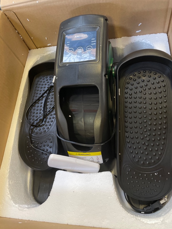 Photo 1 of ANCHEER Under Desk Elliptical Machine, Electric Seated Pedal Exerciser, Mini Elliptical Machines for Seniors, LCD Display Monitor, Remote Control, Leg Exerciser for Home
