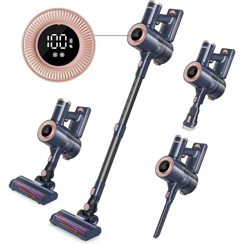 Photo 1 of *PARTS ONLY* Homeika Cordless Vacuum Cleaner, 20Kpa Powerful Suction Vacuum with LED Display, 8 in 1 Lightweight Stick Vacuum with 30 Min Runtime Detachable Battery
