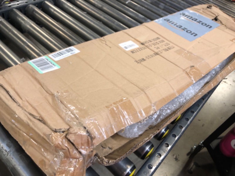 Photo 1 of Upgraded Single Post Handrail, 32" - 8.5"L x 35.8"H Wrought Iron Handrails for Outdoor 1-3 Steps, White Metal Bent U-Shaped Stair Railing, Floor Mounted Hand Rails with 2 Anti-Skid Crossbar for Porch 32"-8.5"L x 35.8"H White Bent Post Handrail