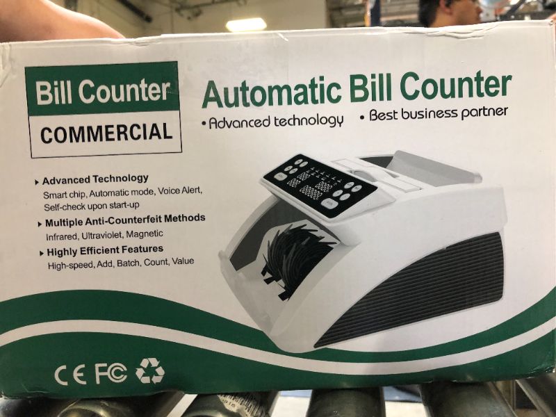 Photo 1 of BILL COUNTER COMMERCIAL automatic bill counter