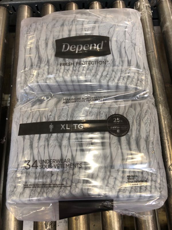 Depend Fresh Protection Adult Incontinence Underwear for Men ...