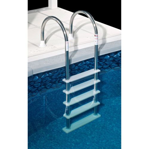 Photo 1 of Standard Stainless Steel in-Pool Ladder for Above Ground Pools
