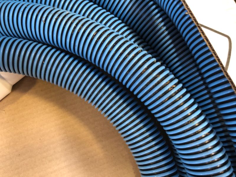 Photo 1 of Poolmaster 33430 Heavy Duty In-Ground Pool Vacuum Hose With Swivel Cuff, Made in the USA, 1-1/2-Inch by 30-Feet
