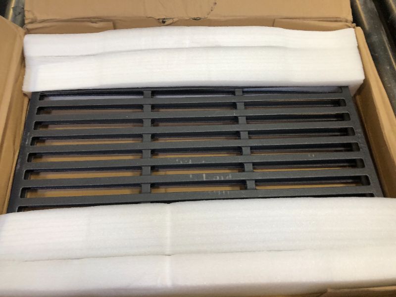 Photo 1 of GGC 19.5" Grill Grates for Weber Genesis 300 Series, 7524/7528 Grill Parts Replacement for Weber E-310, E-320, E-330, S-310, S-320, S330, EP-310, EP-320, EP-330, 2 PCS Cast Iron Cooking Grid 19.5 x 12.9