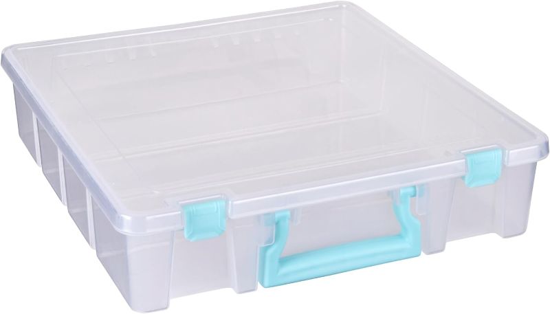 Photo 1 of ArtBin Super Satchel 1 Compartment Box Clear Craft Organizer Storage Case
