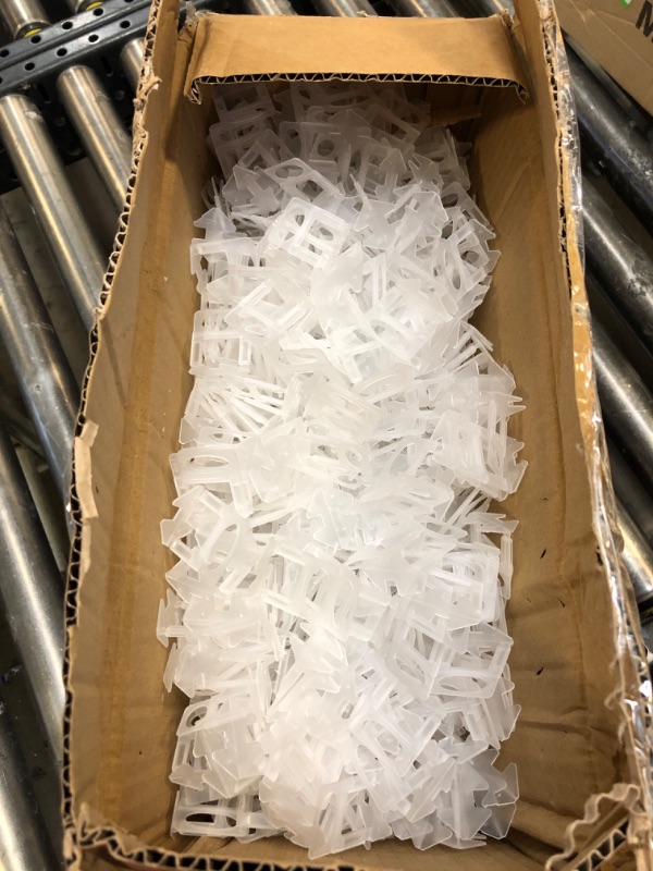Photo 1 of 1400 PCS Tile Leveling System Clips 1/8''(3mm) Tiles Leveler Spacers Tool for Professional Ceramic Tile and Stone Installation
