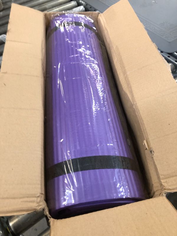 Photo 1 of purple yoga mat 