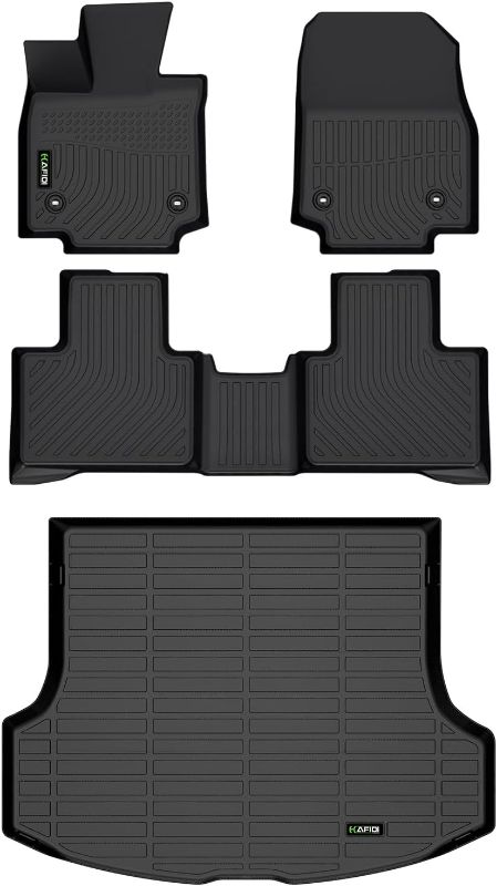 Photo 1 of HAFIDI All Weather Car Floor Mats & Cargo Liner for 2023 2024 RX / RX350 / RX350h / RX500h (NOT for RX450h+ PHEV) Custom Fit Full Set Accessories - Black
