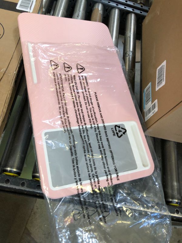 Photo 2 of LapGear Home Office Lap Desk with Device Ledge, Mouse Pad, and Phone Holder - Pink - Fits up to 15.6 Inch Laptops - Style No. 91584 Blush Pink