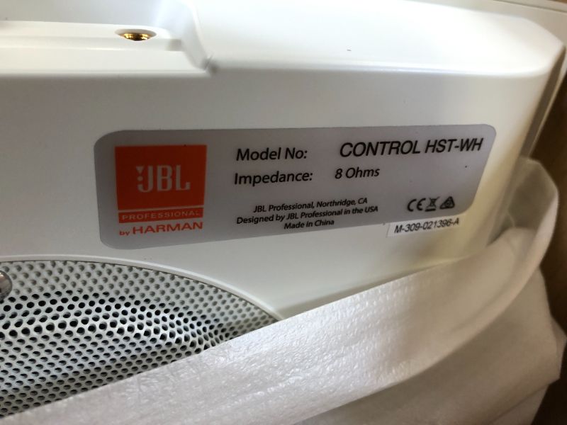 Photo 4 of JBL Professional Control HST Wide-Coverage Speaker with 5.25-Inch LF, Dual Tweeters and HST Technology, White