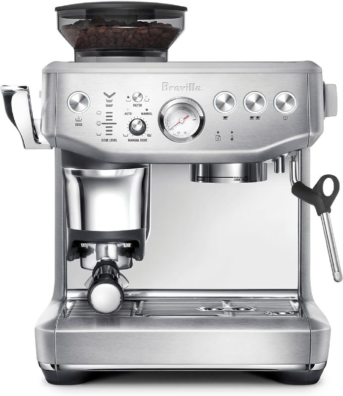 Photo 1 of Breville Barista Express® Impress Espresso Machine, Brushed Stainless Steel, BES876BSS