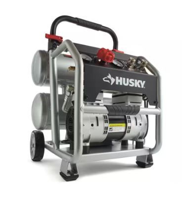 Photo 1 of Husky 4.5 Gal. 175 PSI Portable Electric Quiet Air Compressor
