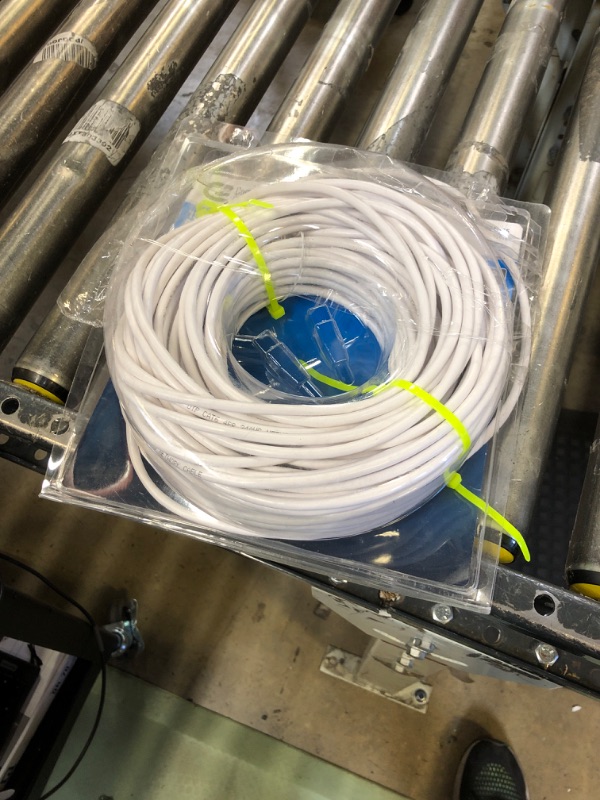 Photo 2 of 150 ft. CAT6 Ethernet Cable in White
