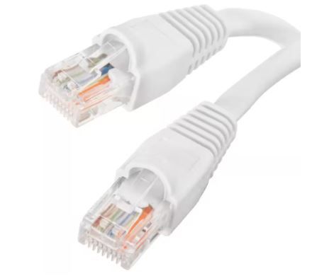 Photo 1 of 150 ft. CAT6 Ethernet Cable in White
