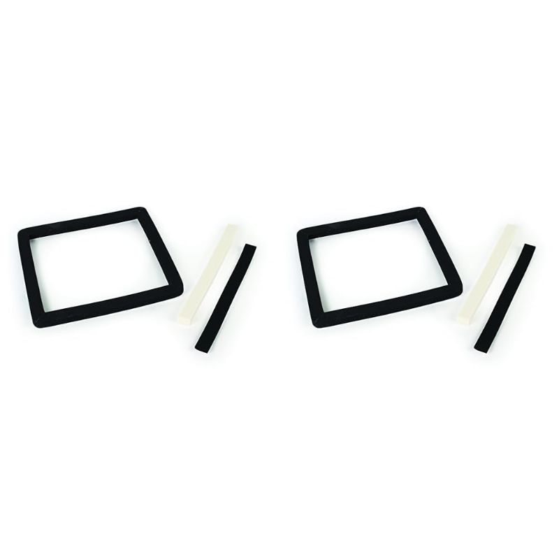 Photo 1 of Camco 14-Inch x 14-Inch Universal Camper Roof A/C Gasket Kit | Features a Waterproof Compression Seal, Self-Adhesive Picture Frame Gasket, and Self-Adhesive Leveling Pads (25071) (Pack of 2)
