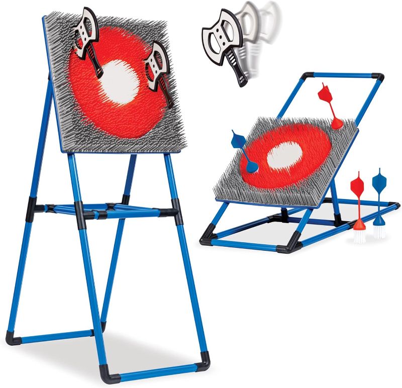 Photo 1 of Eastpoint Axe Throw & Lawn Dart Target Sets - Bristle Axe Throwing Target & 2-in-1 Combo Backyard Game for Indoors and Outdoors
