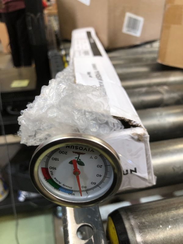 Photo 1 of VIVOSUN Compost Thermometer, 20 Inch Backyard Soil Thermometer with Stainless Steel Dial for Composting Bins, Outdoor Gardening and Planting (0-200°F)