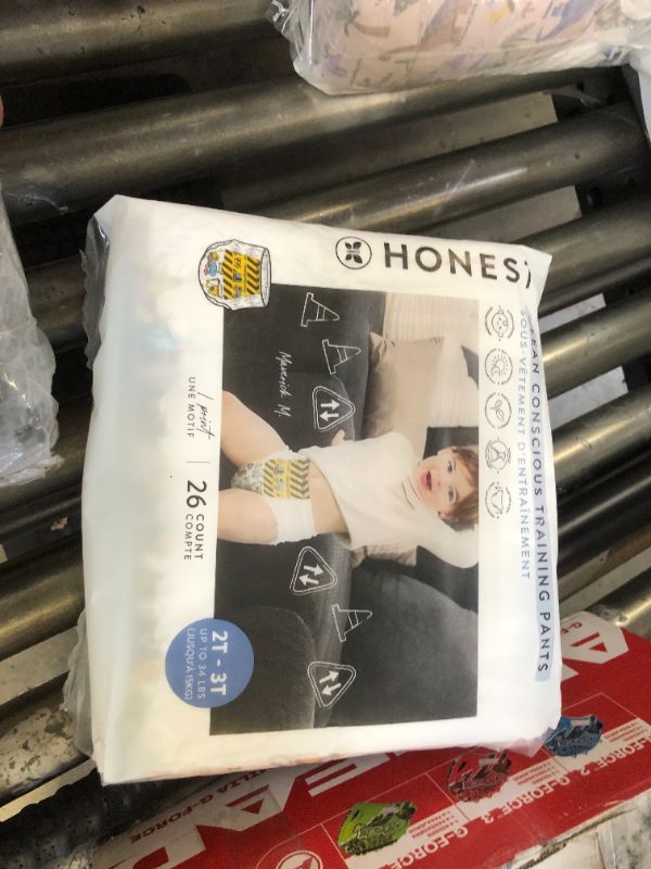 Photo 1 of The Honest Company Disposable Training Pants, Construction Zone, 2T/3T, 26 ct Construction Zone 26 Count (Pack of 1) 2T/3T