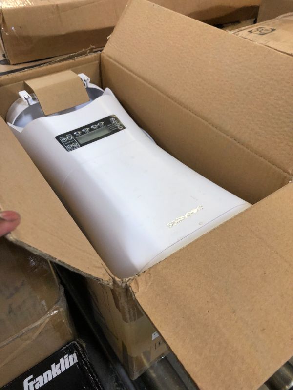 Photo 1 of DOGNESS 9L Pet Automatic Cat Feeder | Programmable Auto Pet Dog Food Dispenser Feeder for Kitten Puppy - Portion Control Up to 4 Meals/Day,Voice Recording,Battery and Plug-in Power (White) 9L White