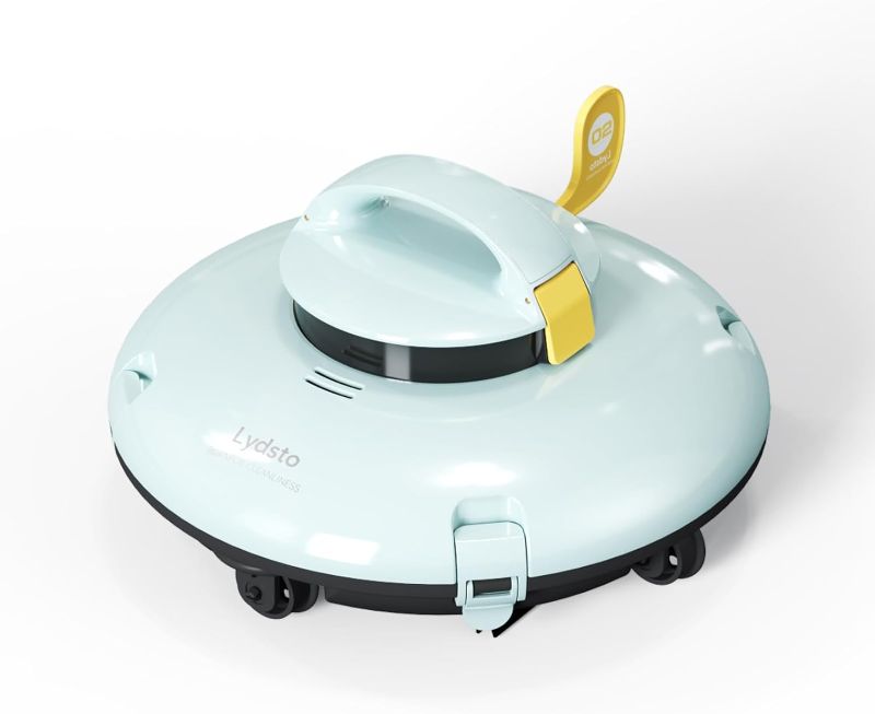 Photo 1 of Cordless Robotic Pool Cleaner - 140Mins Automatic Pool Vacuum for Above Ground Pool -Water Sensor Tech- Dual-Drive Motors,Rechargeable Battery,Ideal for All Flat Bottom Pools Up to 42 Feet,Green
