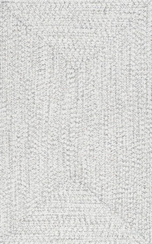 Photo 1 of nuLOOM Wynn Braided Indoor/Outdoor Accent Rug, 2x3, Ivory
