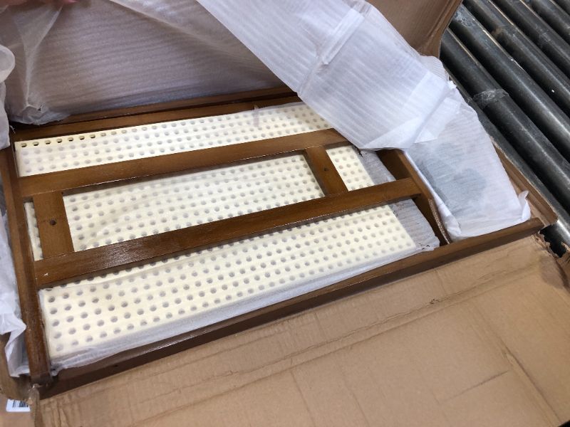 Photo 1 of Mobile End Table,Multi-Layer Side Cabinet with Storage Rack and 4 Wheels for Living Room and Bed Room, Minimalist Modern Trolley (Plastic Vine Desktop, Two Layers) Two layers Plastic Vine Desktop