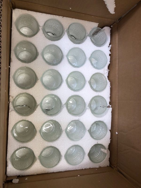 Photo 1 of 48 Packs Tea Lights Candle Holder, Glass Votive Candle Holders in Bulk for Centerpiece Table Decorations, Valentine's Day, Wedding Decor, Engagement, Birthday, Home Decor, Dinner Party

