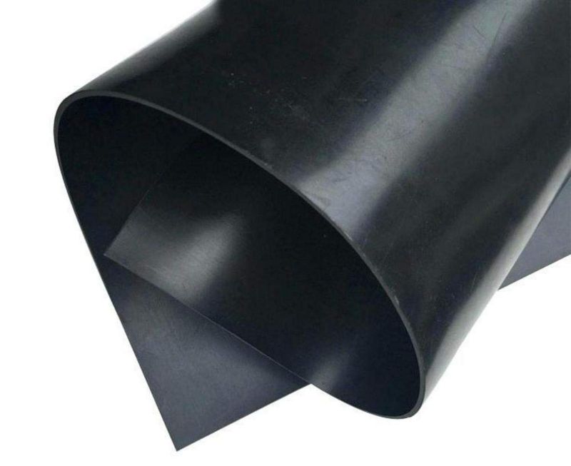 Photo 1 of Large Black Rubber Sheet, Length and Thickness Unknown