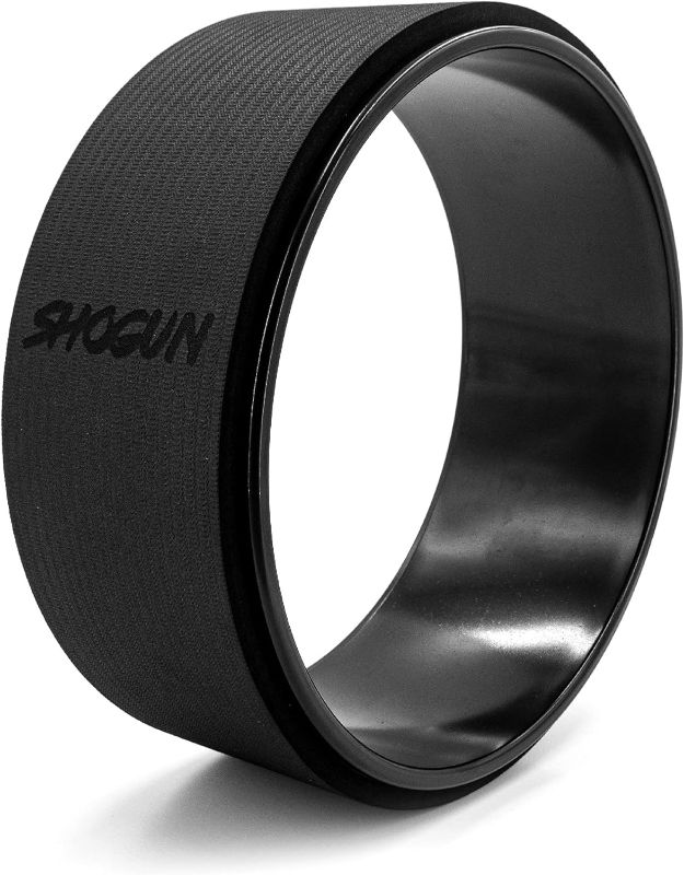 Photo 1 of Shogun Sports Back Circle 12" Yoga Wheel to Relieve Back Pain and Myofascial Release. Perfect for Stretching, Improving Flexibility & Mobility Black