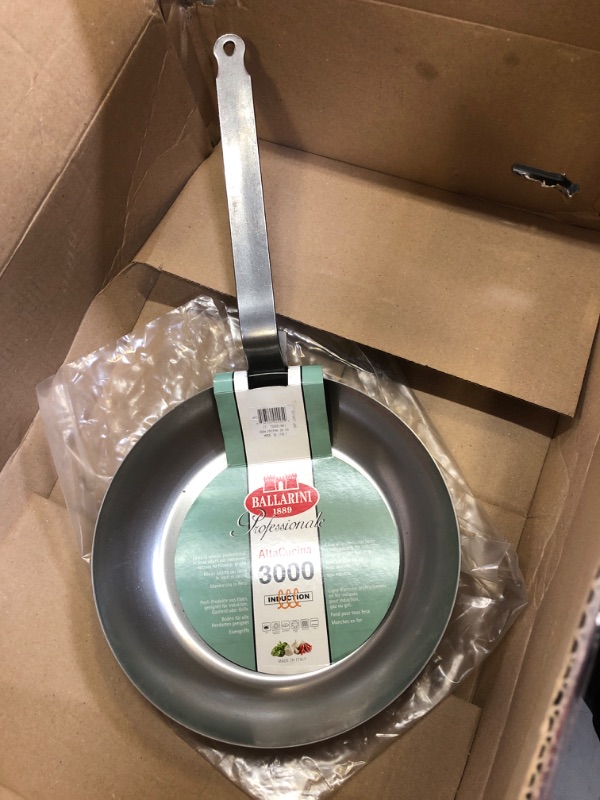 Photo 2 of BALLARINI - 75000-891 BALLARINI Professionale 3000 Carbon Steel Fry Pan, 11" 11" Steel