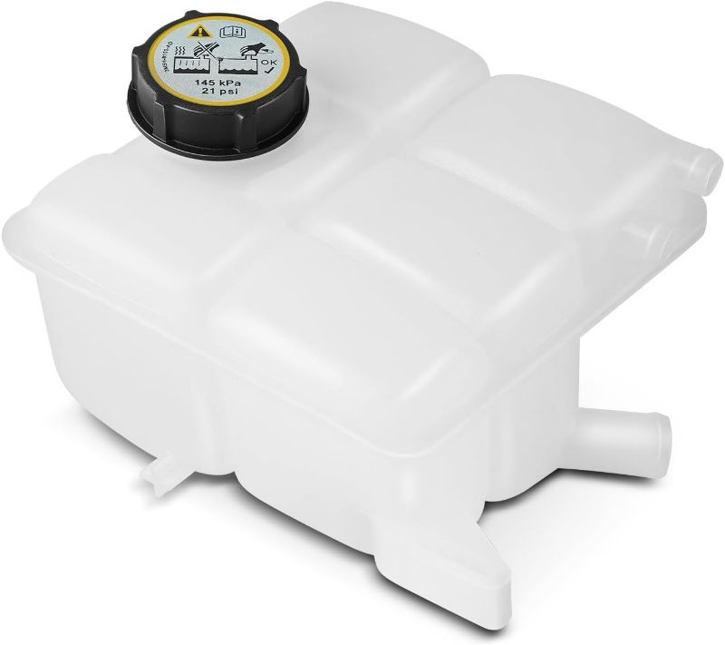 Photo 1 of A-Premium - Coolant Recovery Reservoir Tank - W/ Cap, DOHC Engine 4,3Cyl 1.0 2.0 1.6L - Compatible with Ford Vehicles - 12-18 Focus, 13-16 Escape, 13-18 C-Max & 14-16 Transit Connect
