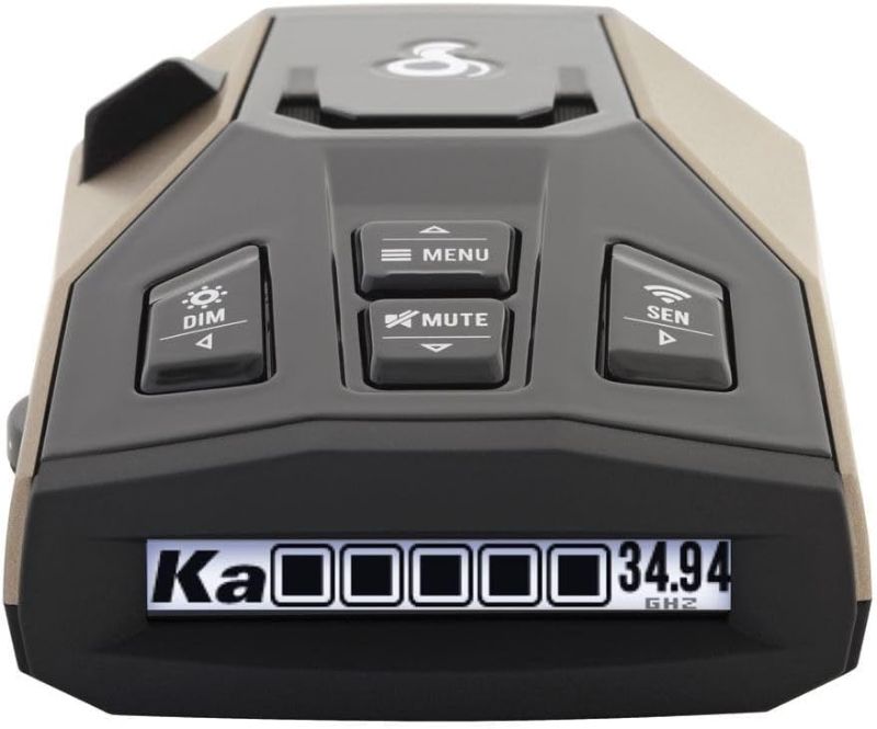 Photo 1 of Cobra RAD 450 Laser Radar Detector: Long Range, False Alert Filter, Voice Alert & OLED Display, Black, RAD450
