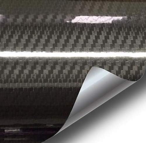Photo 1 of VVIVID Epoxy High Gloss Black Carbon Fibre Vinyl Automotive Wrap Film DIY Easy to Install No Mess (8ft x 5ft)