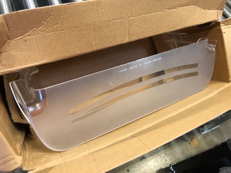 Photo 2 of 240323002 Refrigerator Door Bin Shelf Compatible with Frigidaire or Electrolux, Bottom 2 Shelves on Refrigerator Side, Single Unit, Clear, Replaces PS429725, AP2115742, AH429725?
