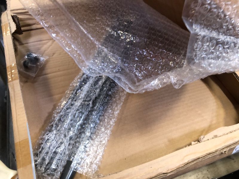 Photo 1 of LITA Log Desktop Round Side End Table, Nightstand/Small Tables, Indoor Outdoor Round Side Table, Wooden Tray Table with Black Metal Stand End Table for Living Room Bedroom Office Small Spaces (L) Wood Large