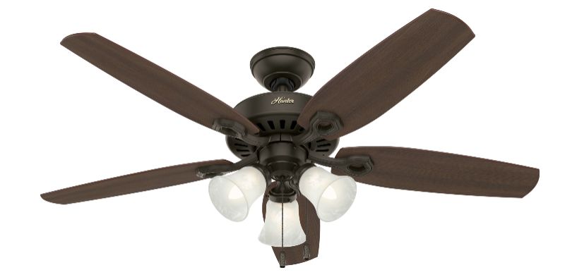Photo 1 of 52" Builder Ceiling Fan (Includes Light Bulb) Bronze - Hunter Fan
