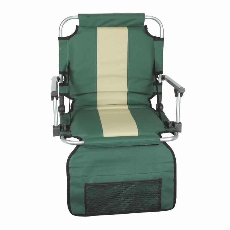 Photo 1 of Stansport Folding Stadium Seat with Arms - Green
