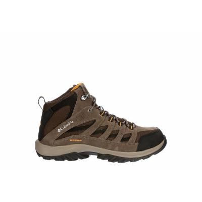 Photo 1 of Columbia Men's Crestwood Mid Waterproof Hiking Boots, Size 11, Cordovan/Squash

