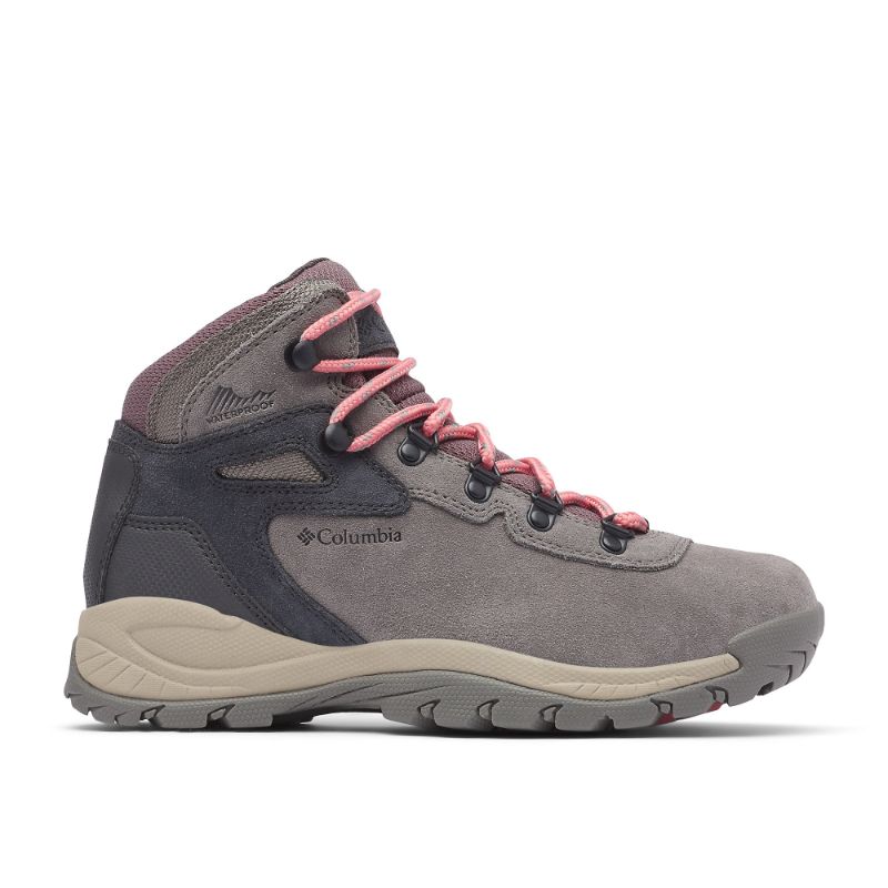 Photo 1 of Columbia Women's Newton Ridge Plus Amped Waterproof Hiking Boots, Size 7, Stratus/Canyon Rose 