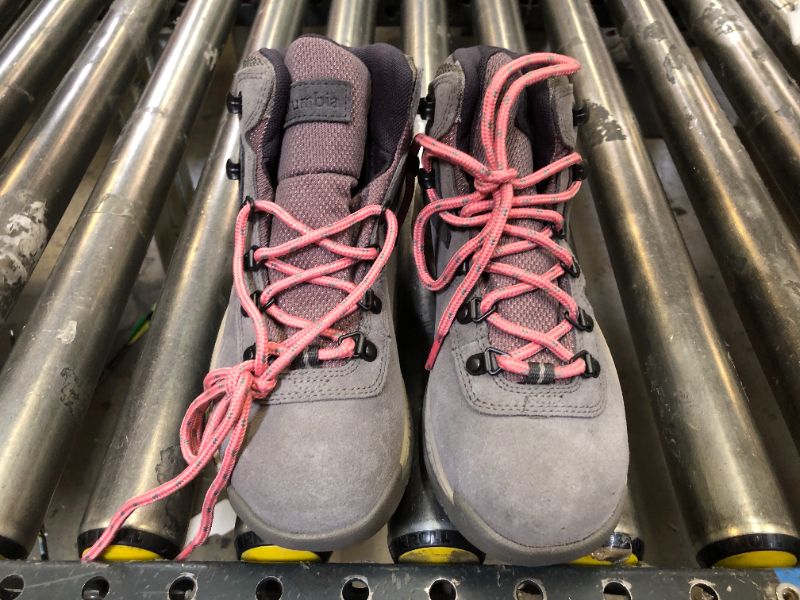 Photo 2 of Columbia Women's Newton Ridge Plus Amped Waterproof Hiking Boots, Size 7, Stratus/Canyon Rose 