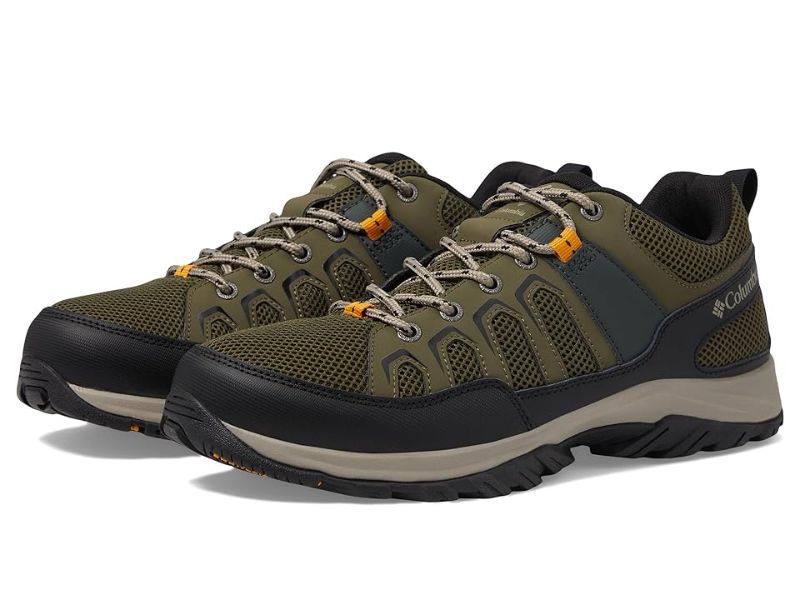 Photo 1 of Columbia Men's Granite Trail Waterproof Hiking Shoes, Size 10.5, Green