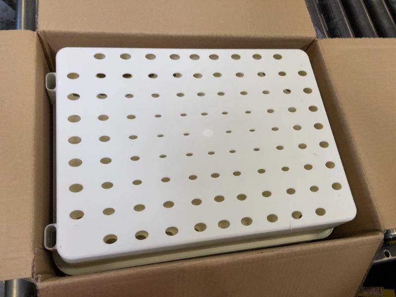 Photo 1 of Hamone 3-Tier Utility Rolling Cart,Mobile Utility Cart with Lockable Caster Wheels,Storage Shelves Organizer Cart, 3 Hanging Baskets, Easy Assembly,for Bathroom, Kitchen, Office, Workshop,White